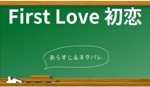 『First Love 初恋』のあらすじネタバレ！全9話を解説